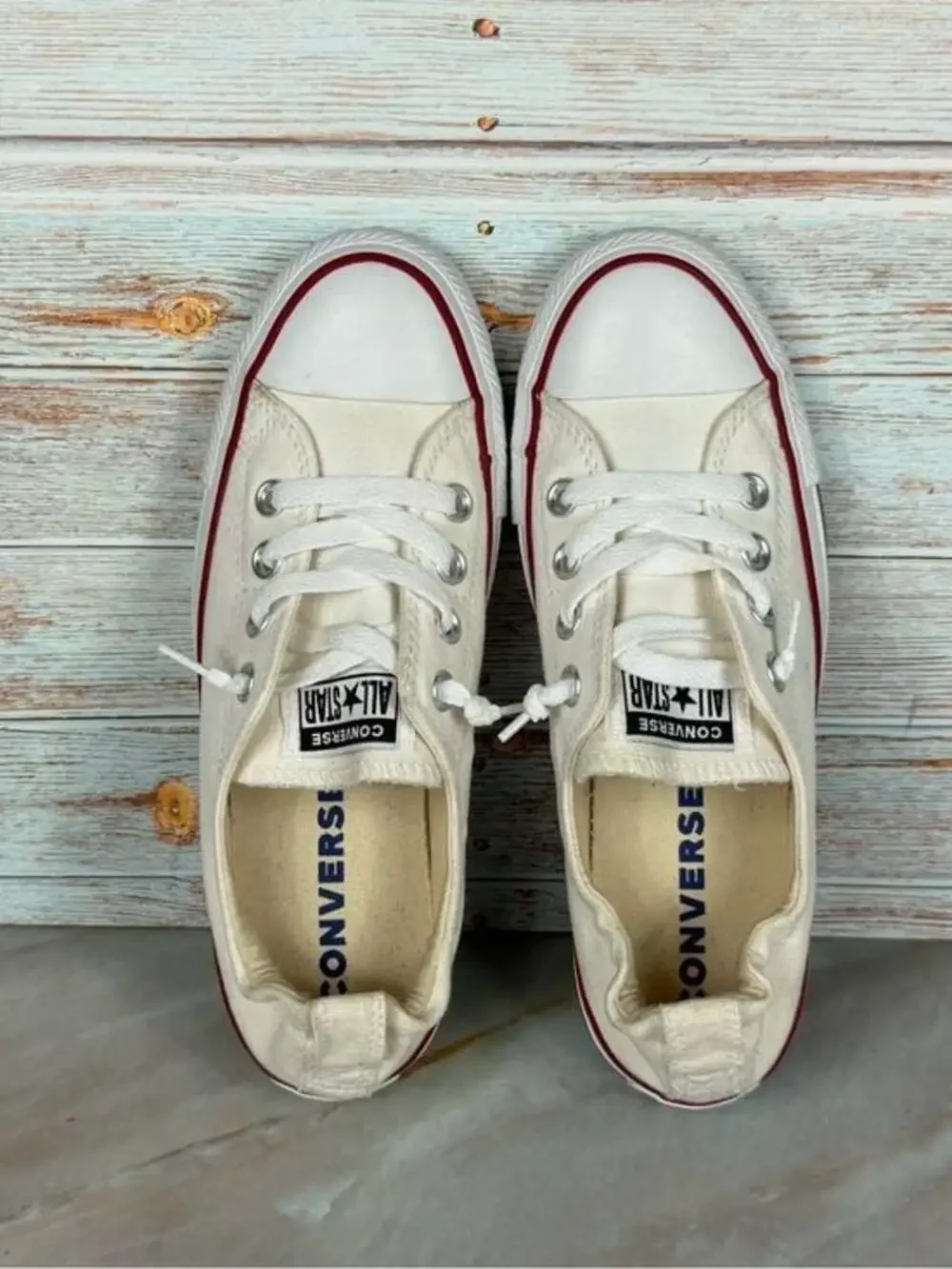 Converse Chuck Taylor All Star Shoreline Slip-On Low Top in Natural